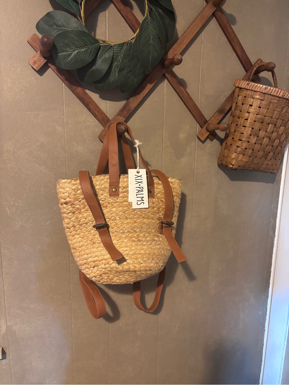 XIX PALMS ShoreBreak Picnic Cooler backpack | Jute
